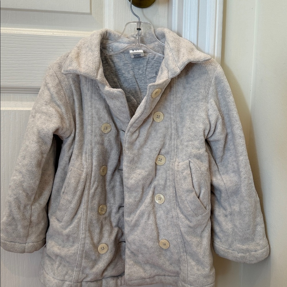 GAP Soft Gray Fleece Jacket